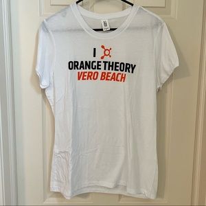 Orangetheory Vero beach short sleeve shirt white size medium